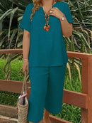 Conjunto Plus Size - Estella lojasoeconomia Azul G