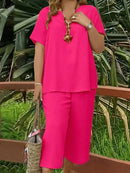 Conjunto Plus Size - Estella lojasoeconomia Rosa G