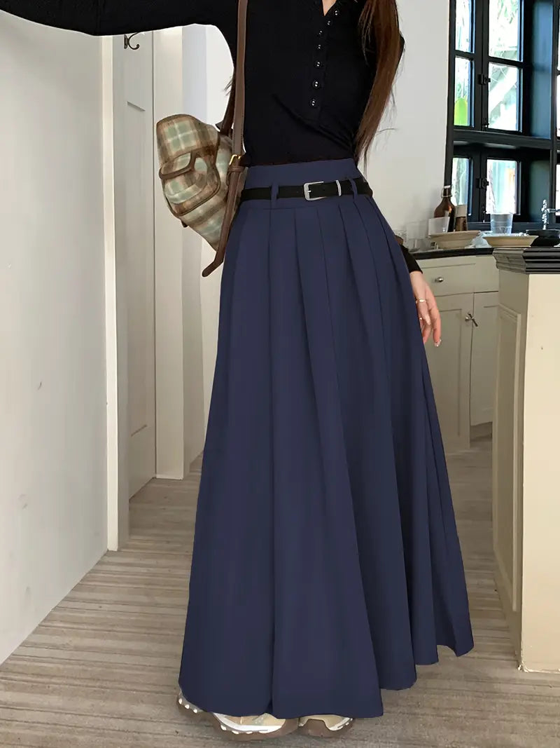 Saia Cintura Alta Moda Evangélica Com Modelagem - Dalian