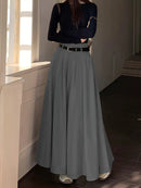 Saia Cintura Alta Moda Evangélica Com Modelagem - Dalian