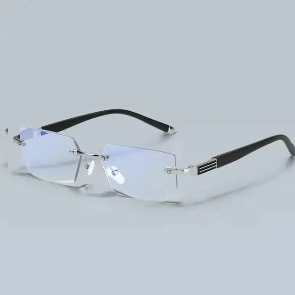 Gentiles - Óculos com Grau Adaptável Anti Luz Azul VEST 024 bacanaoferta Prata 