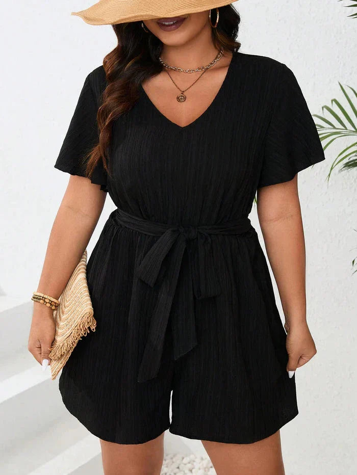 Macaquinho Plus Size - Íris lojasoeconomia Preto G 