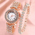 Relógio - Luxo LaBelle + BRINDE 1 PULSEIRA CRAVEJADA VEST F 10 cineoferta Rose 